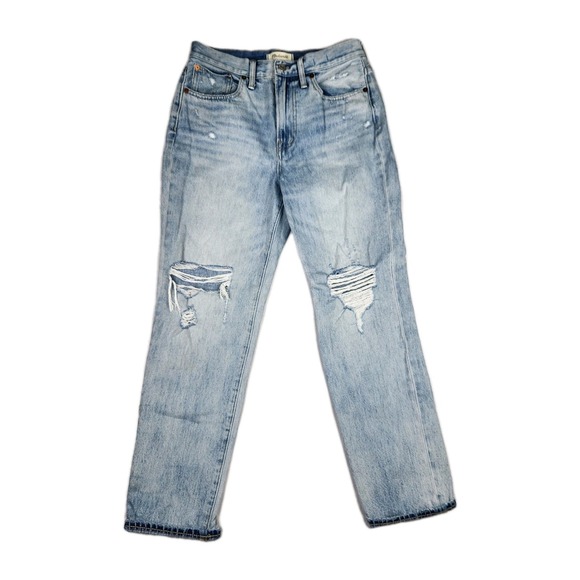 Madewell‎ Jeans Womens Size 28 The Perfect Vintage Jean Distressed Blue Denim - Picture 1 of 12